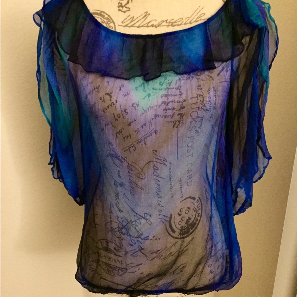 3/$25 🎈GIBSON sheer top